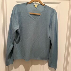Ann Taylor Cashmere light blue XL